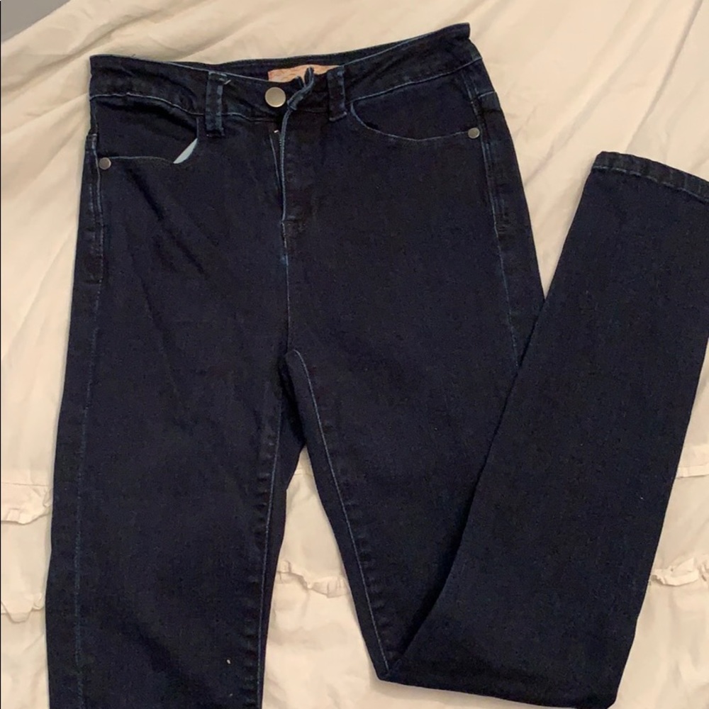 high waisted jeans